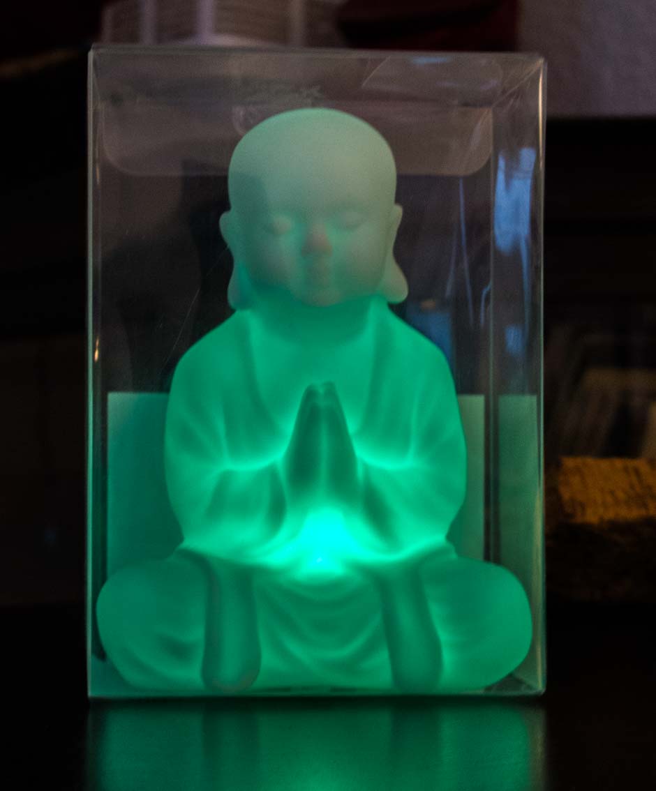 buddha in 
										der box