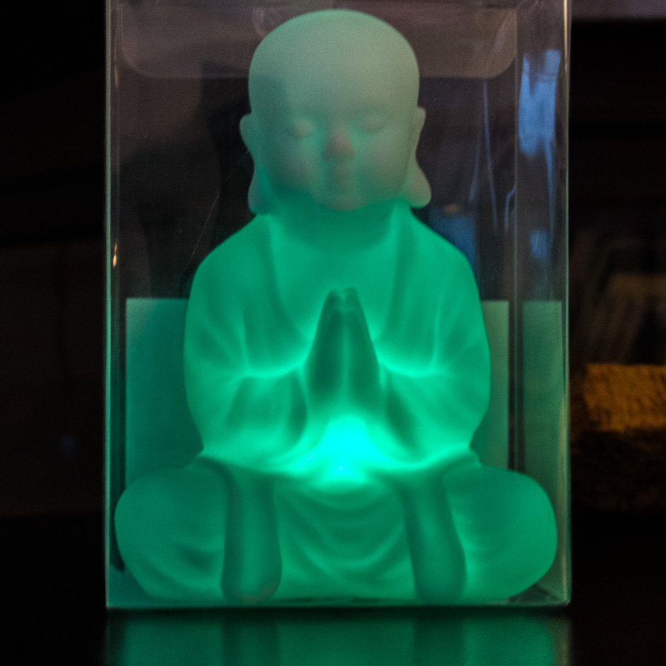 buddha in der box - grün
